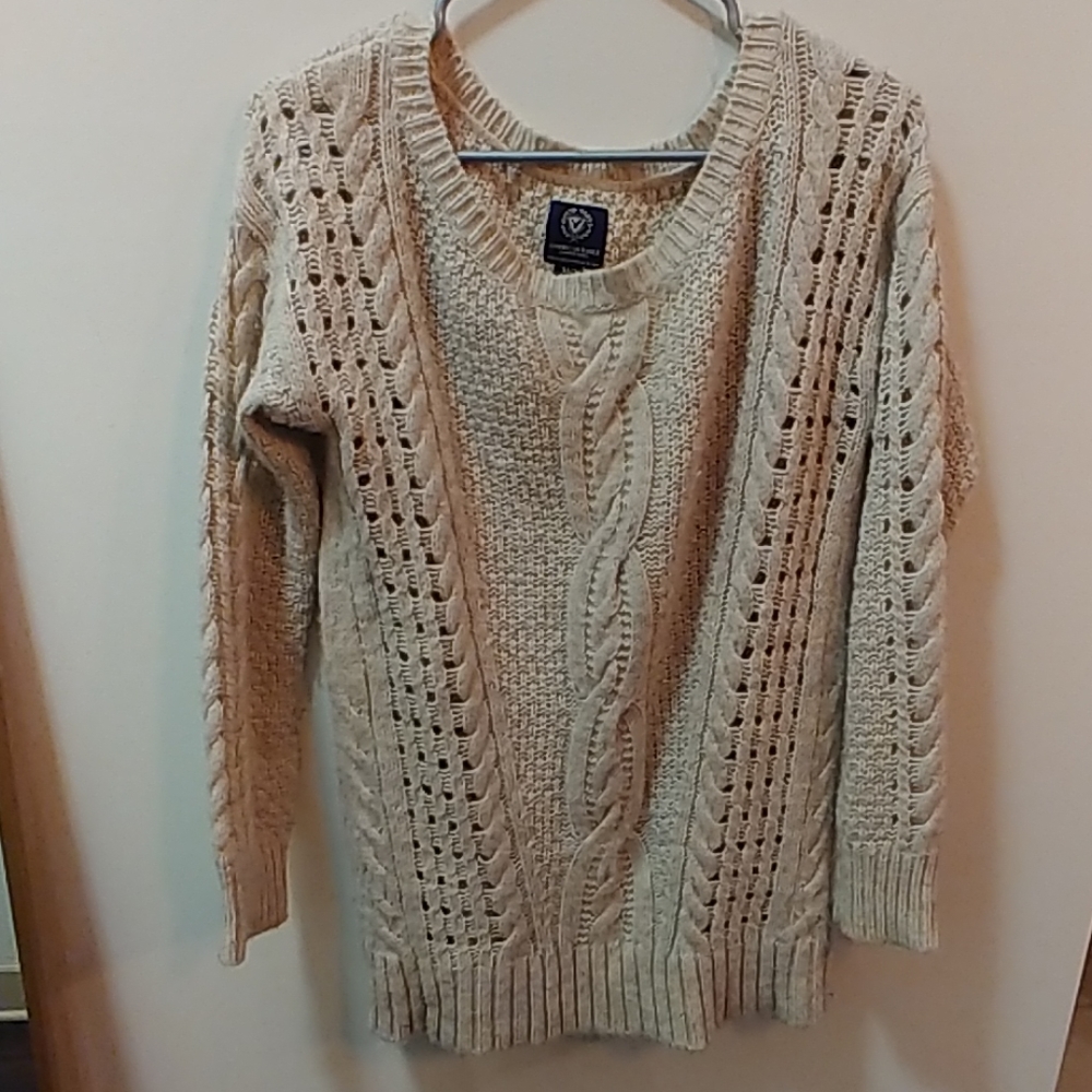 Cream sweater